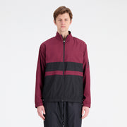 New Balance Burgundy Man's Jacket-MJ31010