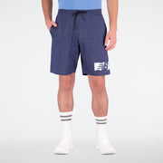 New Balance Navy Blue Man's Shorts-MS21073