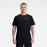 New Balance Black Man's Tshirt-MT33517