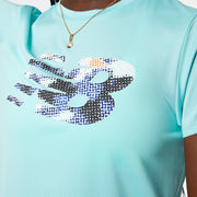 New Balance Blue Woman's Tshirt-WT21226