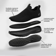 Skechers Men Walking Non-Marking Shoes
