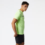 New Balance Green Man's Tshirt-MT03905