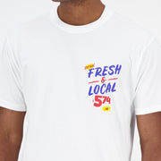 New Balance White Man's Tshirt-MT31521