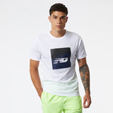 New Balance White Man's Tshirt-MT21906