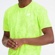 New Balance Yellow Man's Tshirt-MT33281