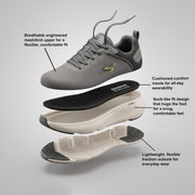 Skechers Men Go Run Elevate Marking Lace Ups Sports Shoes