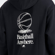 New Balance Black Man's Hoodie-MT33586