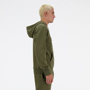 New Balance Olive Man's Hoodie-MT03910