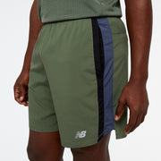 New Balance Olive Man's Shorts-MS23230