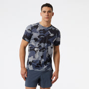 New Balance Grey Man's Tshirt-MT23223