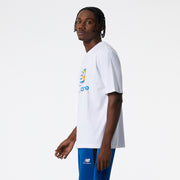 New Balance White Man's Tshirt-MT21503