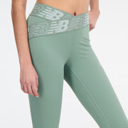 New Balance Green Woman's Tights-WP21177