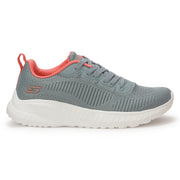 Skechers Bobs Squad Chaos Women Textile Lace-Ups Round Toe Sneakers
