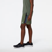New Balance Olive Man's Shorts-MS23230