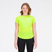 New Balance Yellow Woman's Tshirt-WT23222