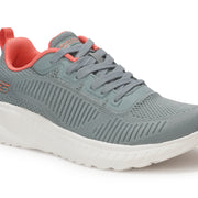 Skechers Bobs Squad Chaos Women Textile Lace-Ups Round Toe Sneakers