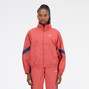 New Balance Orange Woman's Hoodie-WJ31500
