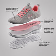 Skechers Women Round Toe Lightweight Slip-On Sneakers