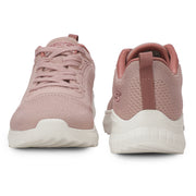 Skechers Women Bobs Squad Chaos Casual Lace Up Lightweight Sneakers