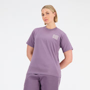 New Balance Purple Woman's Tshirt-WT33519