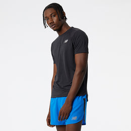 New Balance Black Man's Tshirt-MT21262