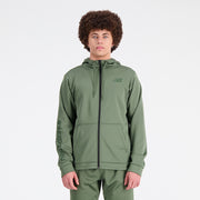 New Balance Olive Man's Hoodie-MJ23020