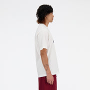 New Balance White Man's Tshirt-MT41526