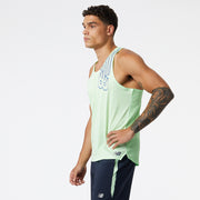 New Balance Green Man's Tshirt-MT21242