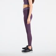 New Balance Purple Woman's Tights-WP21177