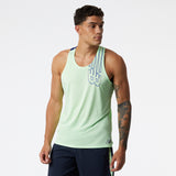 New Balance Green Man's Tshirt-MT21242