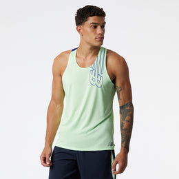 New Balance Green Man's Tshirt-MT21242