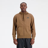 New Balance Brown Man's Hoodie-MJ31536