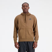 New Balance Brown Man's Hoodie-MJ31536