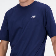 New Balance Navy Blue Man's Tshirt-MT41509