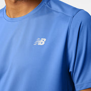 New Balance Blue Man's Tshirt-MT03203