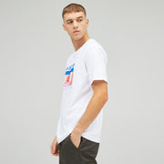 New Balance White Woman's Tshirt-WT21502