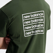New Balance Green Man's Tshirt-MT33517