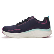 Skechers Women Navy Blue Woven Design Sneakers