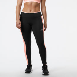 New Balance Pink Woman's Trackpant-WP23234
