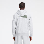 New Balance Grey Man's Hoodie-MT33540