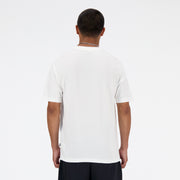 New Balance White Man's Tshirt-MT41591