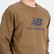 New Balance Brown Man's Sweatshirt-MT31538