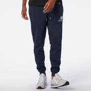 New Balance Navy Man's Shorts-MP03558