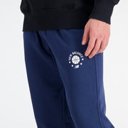 New Balance Navy Blue Man's Trackpant-MP33581