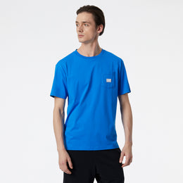 New Balance Blue Man's Tshirt-MT01567
