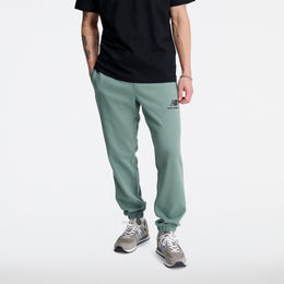 New Balance Green Man's Trackpant-MP31539