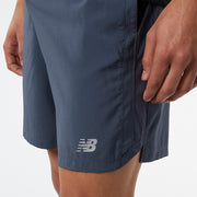 New Balance Grey Man's Shorts-MS23230