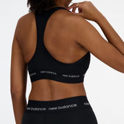 New Balance Black Woman's Sports Bra-WB41048