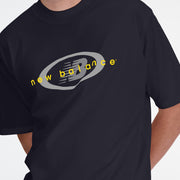 New Balance Navy Man's Tshirt-MT33558