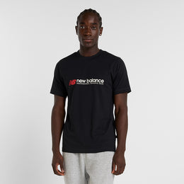 New Balance Black Man's Tshirt-MT51933